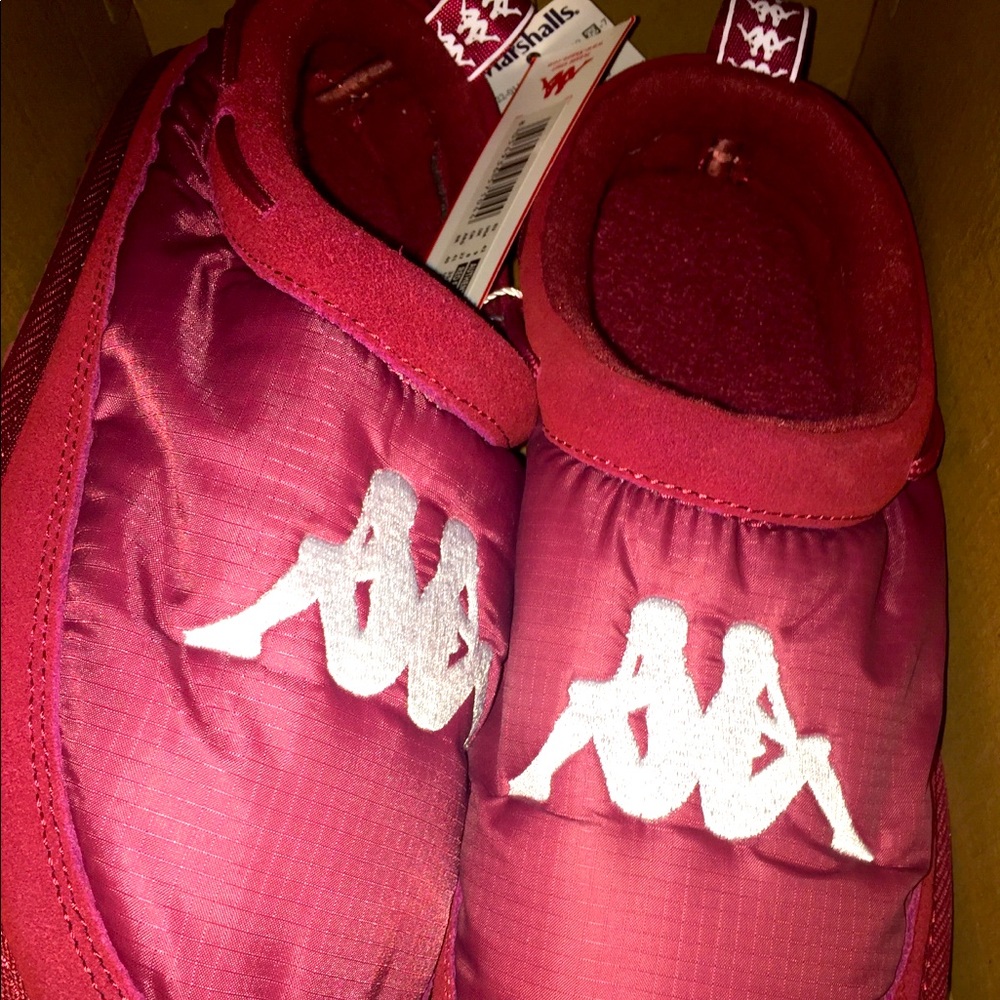 Authentic Mule 3 Red Earth White Kappa Slides